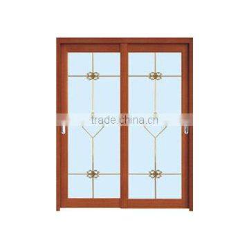 aluminum sliding door for interior mortise lock