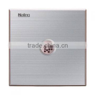 acoustic Light-activated delay switch energy saving Brushed stainless steel electrical wall switch