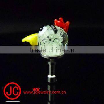 univesal fashion crystal bird cell phone ornaments in bulk