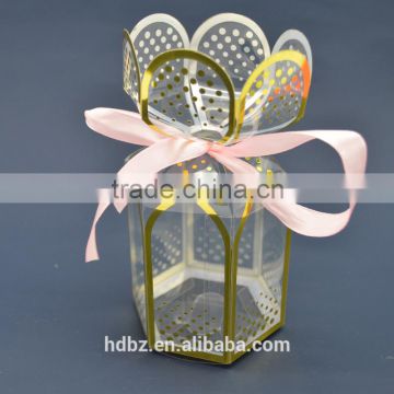 custom made good quality shaped plastic gift box folding