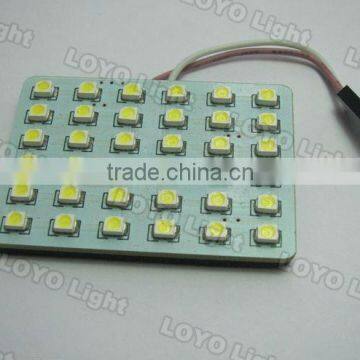 led car white light bulb 24smd 5050 led dome light
