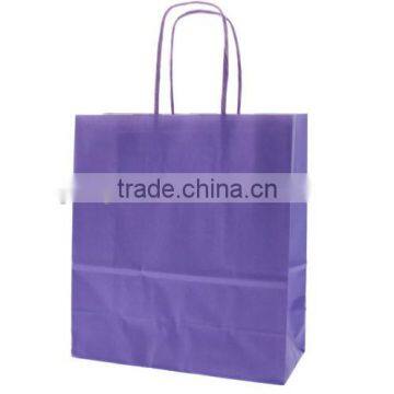 Recyclable Bright Paper Party Bags Gift Kraft Paper Shopping Bag photo-5