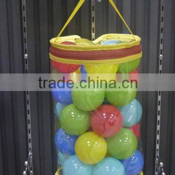 Jumping plastic ball toy