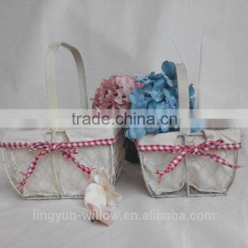 wholesale china handmade wire baskets for storage