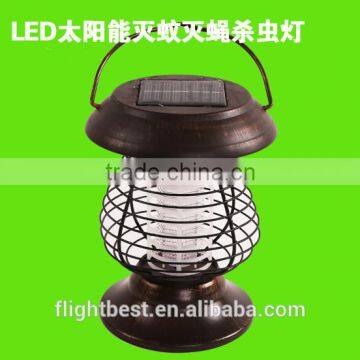Newest,Stainless steel solar mosquito killer lamp with 2 LED for Outdoor Lighting To Slovenia