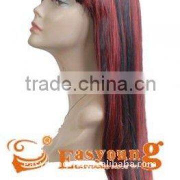 Cheap synthetic hair Colorfull long party wig, devil wig,cosplay wigs