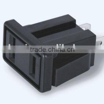 2 Flat Pin Electrical Electric Socket,taiwan Socket Plug Adaptor 15A 125V photo-1