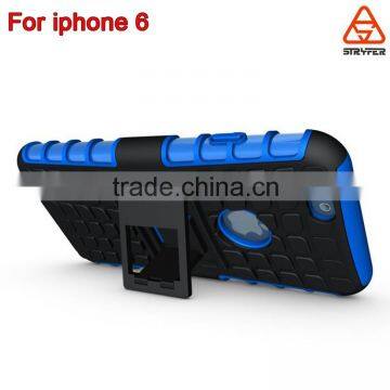 Stryfer New Design Tires Pattern Kickstand Hybrid Robot Cell Phone Case for Iphone 6 photo-2