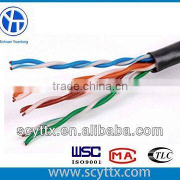 100% Virgin Raw Materials UTP Cat5e Outdoor Cable