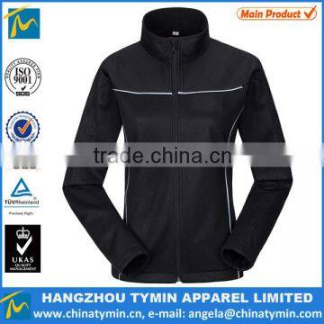 Lady mesh bonded fleece softshell jacket