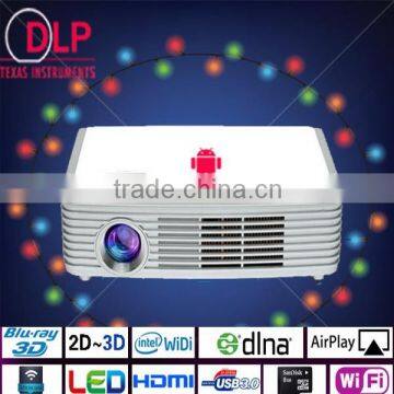 Blu-ray 3D 2205P Mini Home Theater Multimedia DLP LED Projector 1280*800 TF 2*HDMI