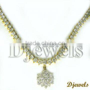 Gold Diamond Necklaces, Diamond Necklaces, Diamond Jewellery