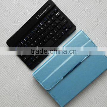 7inch in Sky Blue Direct Insertion Bluetooth Keyboard Cases Tablet Case for Ipad photo-6
