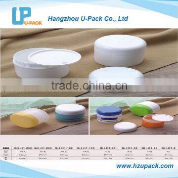 8g PP Type Small Round Sample Cream Container, Plastic Pot Clear Cosmetic Sample Jars for cosmetic