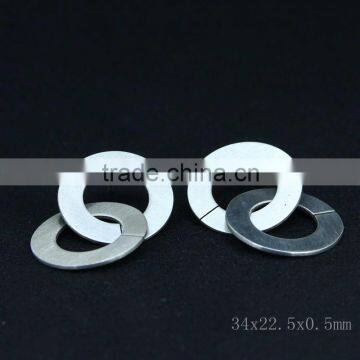 double rings stud earrings fashion style