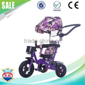 Chinese supplier quality 3 rubber wheels kids tricycle for sale