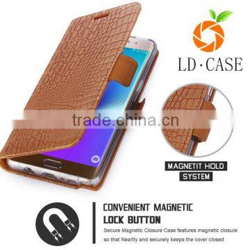 Wallet PU Leather Lowest Price Card Slots Case for Samsung Galaxy s6 Edge Phone Case