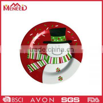 Melamine plastic cookie for santa plate wholesale