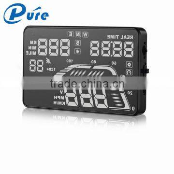 5.5" Screen HD Display GPS HUD Head Up Display Car Plgu and Play for Universal Car Vehicles