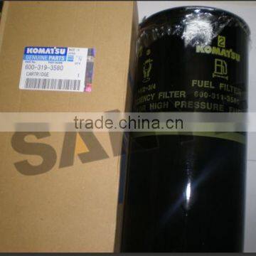 Excavator PC400-8 Fuel Filter 600-319-3580 from China supplier