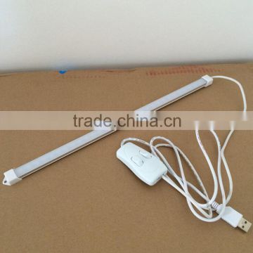 Creative notebook USB light LED strip lights warm white light 5W 35cm long dual control lamp