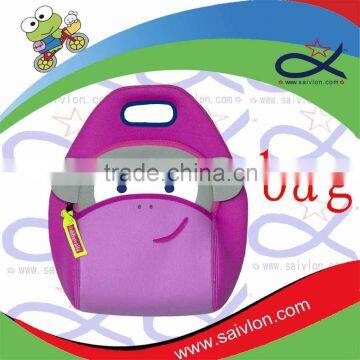 Cartoon kids insulated lunch tote bag