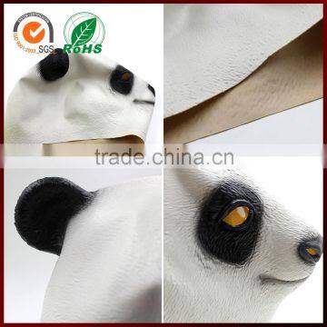 Party Cosplay Eco-Friendly Natural Latex Animal Panda Head Mask photo-3
