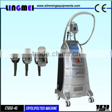 3 heads cryolipolysis freeze fat