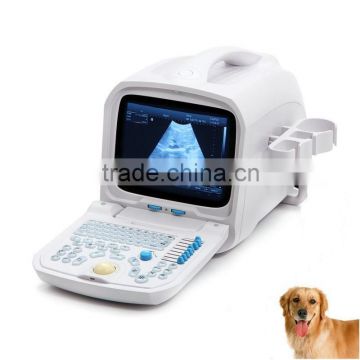 CE approved Portable Veterinary Portable Ultrasound Scanner with 3.5Mhz multi-frequency convex probe RUS-9000V2