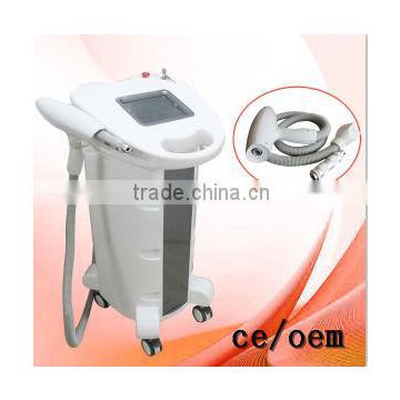 Vertical long pulse laser vascular lesions treatment equipment for hair removing