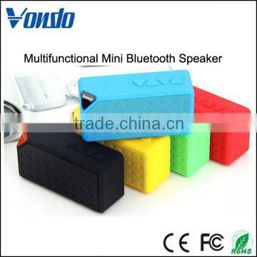 X3 Jambox Style TF USB FM Wireless Portable Music Sound Box Subwoofer Loudspeakers MINI Bluetooth Speaker photo-2