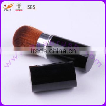 Wholesale Retractable Shaving Makeup Brush With Aluminum Ferrule