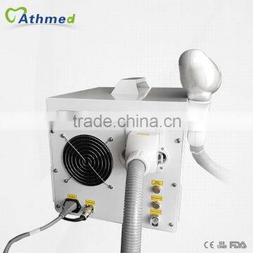 1500mj Athemd Portable Tattoo Reomval Q Switch Laser Tattoo Removal Machine Nd-Yag Laser 1064nm And 523nm photo-3