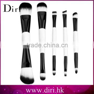 Supper Quality 5pcs Cosmetic Double End Synthetic Hair Makeup Brushes Set photo-2