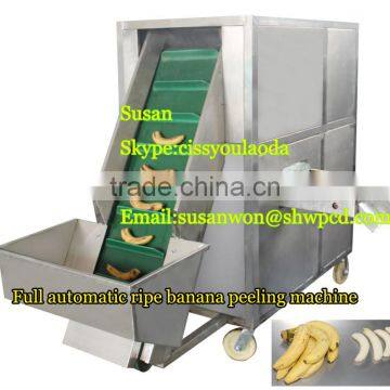 Full automatic banana peeling machine