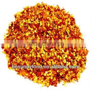 100% pure 12% max moisture dehydrated dried chilli flakes