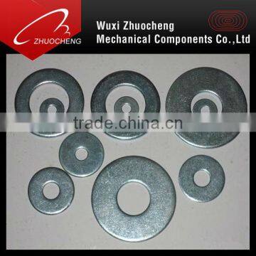 zinc plated din125 steel spacer washer