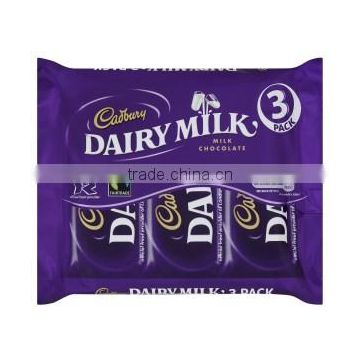 Cadbury Dairy Milk Bars 3pk