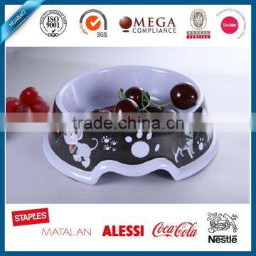 Easy to take 100% melamine heat resistant pet bowl pet feeding bowl