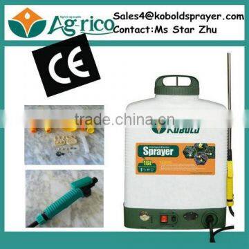 knapsack types CE certificated agriculture battery sprayer 16L capacity