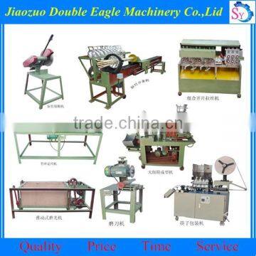 full set disposable round bamboo chopstick making machine