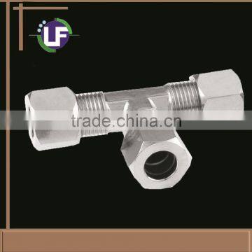 Brass OD Tee Connector 3/8" photo-3