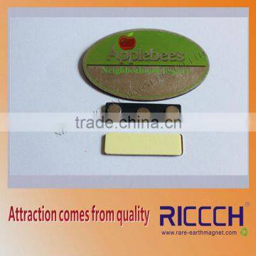 Plastic Coated Magnetic Badge