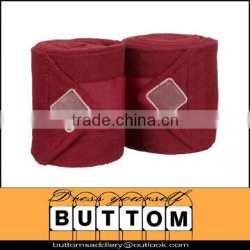 Horse bandage Polo Horse bandage Fleece bandage burgundy horse bandage,10cm*3m