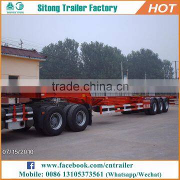 Factory Price Skeletal Trailer Dimensions Customized Shipping Container Truck Trailer photo-3