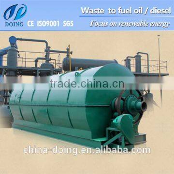 waste plastic recycle project Continuous waste plastic pyrolysis to oil machine