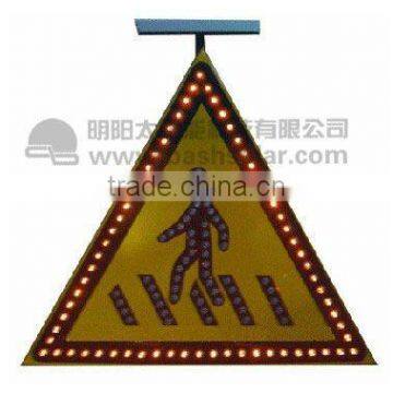 led traffic warning light, flashing automatically