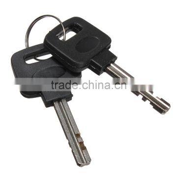 Blue 6mm Security Motorcycle Motorbike Sturdy Wheel Disc Brake Lock Safety Alarm / Key photo-4