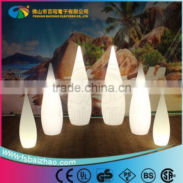 Hot sale plastic pillar with LED light wedding stage decoration