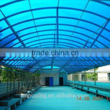 pc Hollow Sheet/Polycarbonate Roofing Sheet/sun Sheet for Carport Canopy Skylight Greenhouse Ten Years Quality photo-4